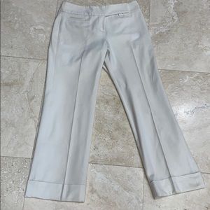 Loft Winter White Lined Trousers with Cuffs